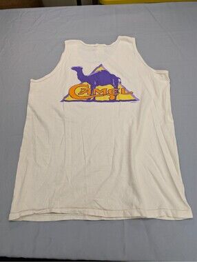 Vintage Camel Cigarettes Graphic Tank Top Shirt 1995 USA XL